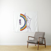 Wat regenboog haai wandkleed (In Situ (horizontaal))