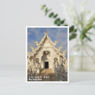 Wat Rong Khun, Chiang Rai, Thailanden, Briefkaart