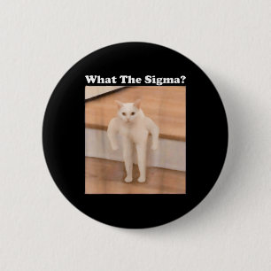Wat Sigma Meme Cat Meme Internet Memes Funny Meme Ronde Button 5,7 Cm