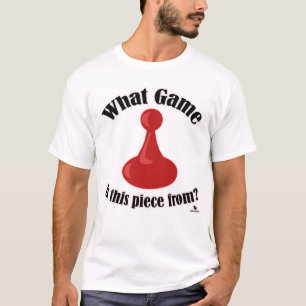 Wat spel is dit stuk van leuke slogan t-shirt