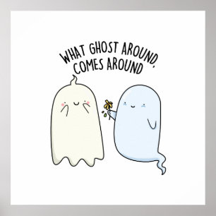 Wat spookt rondom Halloween grap komt Poster