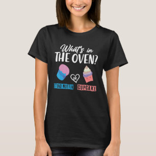 Wat staat er in de oven Muffin of cupcake T-shirt