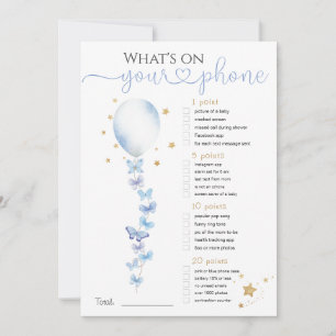 Wat staat er op je Baby shower Ballon? Kaart