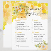 Wat staat er op je telefoon als Baby shower? (Voorkant / Achterkant)