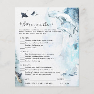 Wat staat er op je telefoon? BABY SHOWER