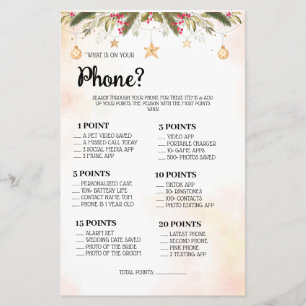 Wat staat er op je telefoon Huwelijksfeest Spelkaa Flyer