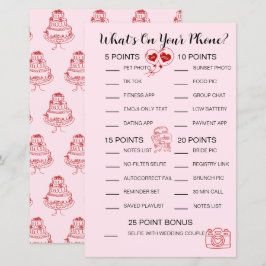 Wat staat er op je telefoon spel - Vrijgezellenfee