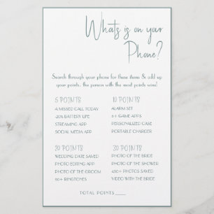 Wat staat er op jouw telefoon? Spelbokaart Flyer