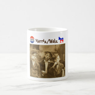 Wat? Stem op Harris/Walz Coffee Mok