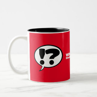 WAT? Studio Koffie Rood Tweekleurige Koffiemok