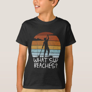 Wat SUP Stranden Stand Up Paddling Sup Pun Fun T-shirt