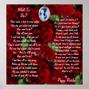 Wat te doen? Poster voor Moederdag