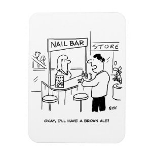 Wat te drinken bij een nagelbar magneet