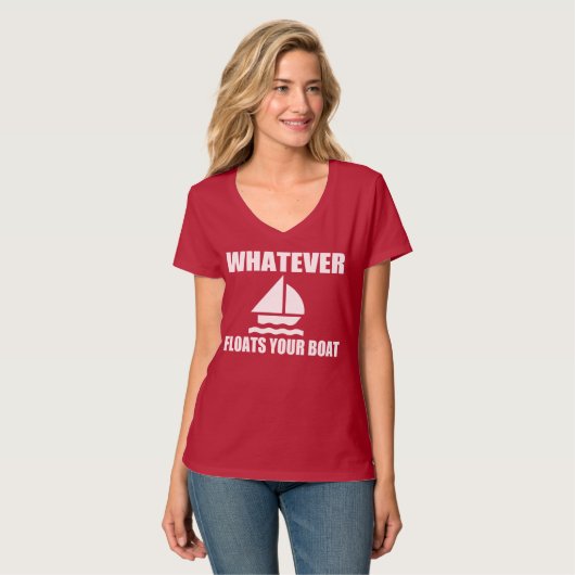 WAT U MOET DOEN MET UW BOAT T-SHIRT (Voorkant volledig)