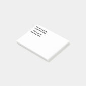 Wat u ook doet, geef altijd 100% post-it® notes (Schuin)