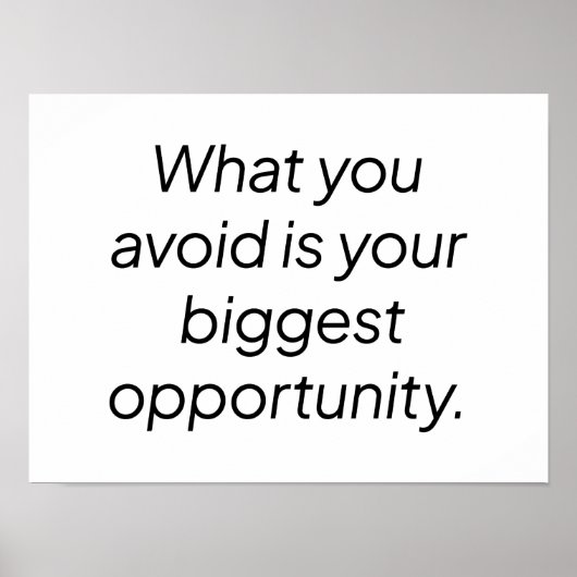 Wat u vermijdt Poster (Voorkant)