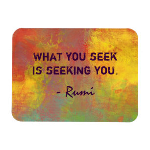 Wat u zoekt Rumi Quote Typografie Magneet