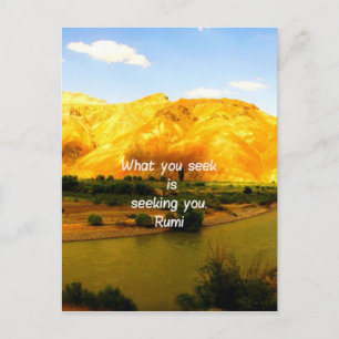Wat u zoekt Rumi Wisdom Attractie Citaat Briefkaart