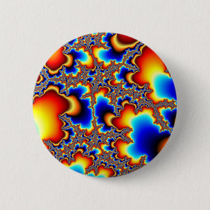 Wat volgt - Fractal Ronde Button 5,7 Cm
