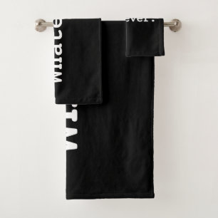 Wat voor badkamerhanddoekset bad handdoek