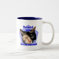 Wat voor deel van de maow! Mok van Calico-katten