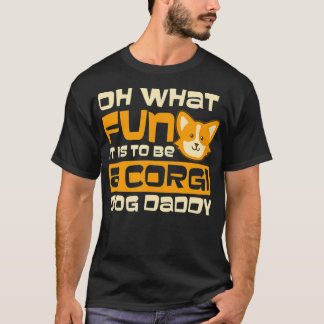 Wat voor Fun Dady Design Corgi Kerstmis T-shirt