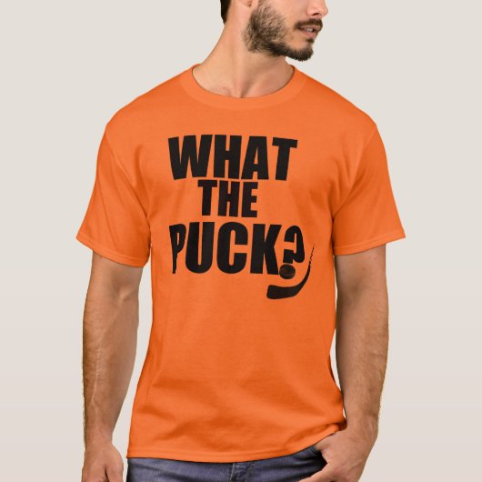 Wat voor puck?! t-shirt (Voorkant)