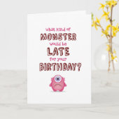 Wat voor soort van monster is LATE? Kaart (Gele Bloem)