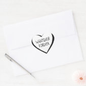 Wat voor toekomst hart sticker (Envelop)