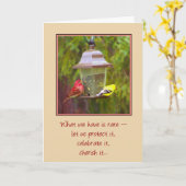 Wat we hebben is zeldzaam... vriendschap kaart (Gele Bloem)