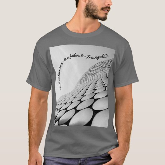 Wat we hier hebben is een falen om TRIANGULATE T-shirt (Voorkant)