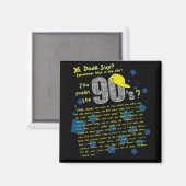 Wat we in de jaren '90 zeiden magneet (Voorkant / Achterkant)