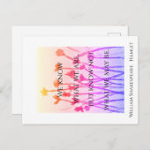 Wat we kunnen zijn (Hamlet) Briefkaart (Voorkant / Achterkant)