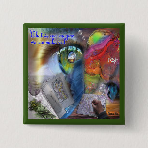 Wat we ons kunnen voorstellen, kunnen we echt make vierkante button 5,1 cm