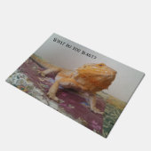 WAT WILT U Funny Bearded Dragon? Deurmat (Schuin)