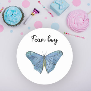 Wat wordt de baby, jongen of meisje ronde sticker