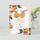 Wat wordt het kleine schatje Orange geslacht onthu Kaart (Staand voorkant)