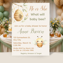 Wat zal Baby Bee Honey Bee geslacht onthullen