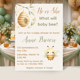 Wat zal Baby Bee Honey Bee geslacht onthullen Kaart