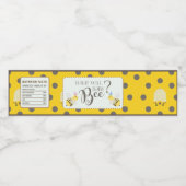 Wat zal Baby bommel zijn Baby Waterfles Etiket (Enkel label)