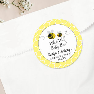Wat zal Baby doen om gendergelijkheid te laten zie Ronde Sticker