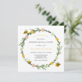 Wat zal baby zijn Gender Reveal Invitation Kaart (Staand voorkant)