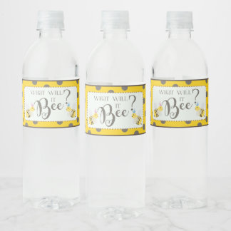 Wat zal het Baby-waterflesetiket van bijen opblaze Waterfles Etiket