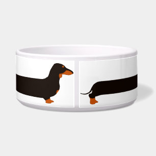 Wat zat Dachshund ook? Voerbakje