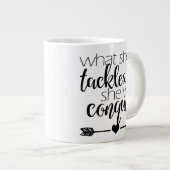 Wat ze pakt, zal ze veroveren - Mok (Voorkant rechts)