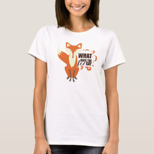 Wat zegt de Fox? T-shirt