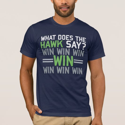 Wat zegt de HAWK? T-shirt (Voorkant)