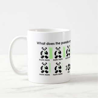Wat zegt de panda? koffiemok