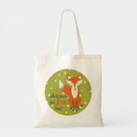 Wat zegt de vos | Canvas Canvas tas