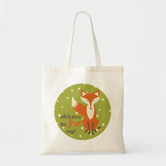 Wat zegt de vos | Canvas Canvas tas (Voorkant)